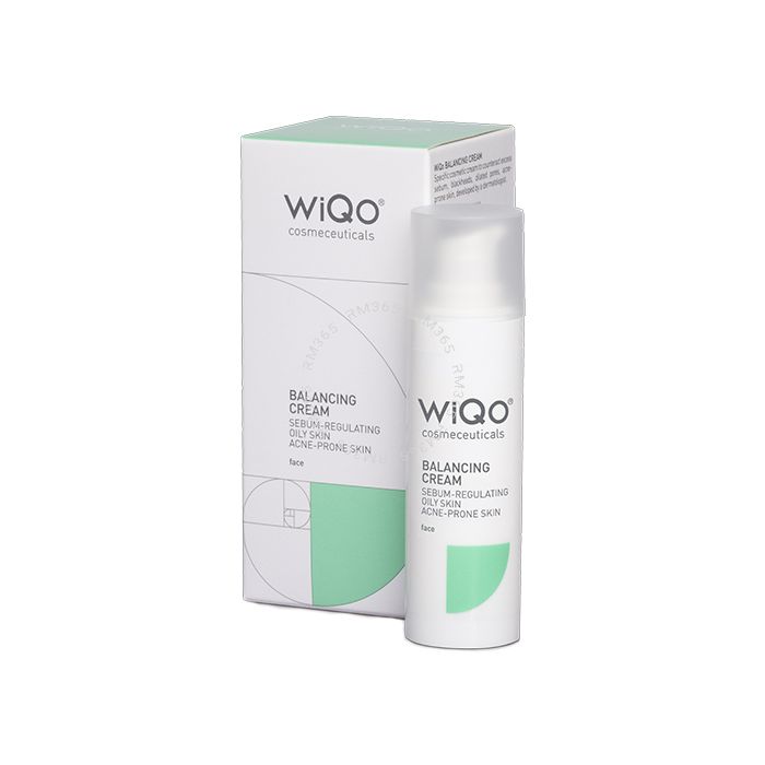 WiQo sebum-regulating balancing face cream is indicated for the cosmetic treatment of oily skin with acne tendency, with excess sebum, blackheads and dilated pores.</p>