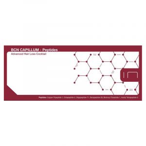 BCN Capillum Peptides can be used for the treatment of hormonal type alopecia (androgenetic) or caused by other internal or external factors such as nutritional deficiencies and stress. It can be used with other medical aesthetic solutions