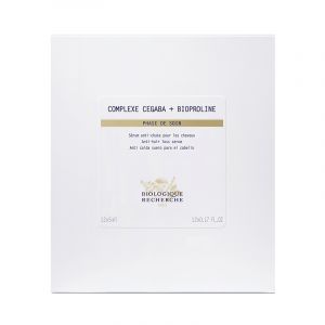 Complexe Cegaba + Bioproline helps anchor the hair, so it’s less prone to fall out. This intensive treatment combats hair loss.

