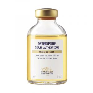 Dermopore serum is an intensive skincare treatment that controls shiny skin, diminishes irregularities and visibly reduces pore size. The surface of the skin becomes smoothed. Skin is clearer and better balanced.