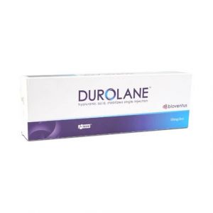 DUROLANE is a hyaluronic acid that is stabilised for single injection. It is based upon a natural, safe and proven technology called Hyaluronic acid (HA) is a naturally occurring molecule that provides the lubrication and cushioning in a normal joint. 