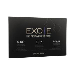 EXO | E 3 pack set is a comprehensive skincare system designed to support and enhance the skin’s natural healing process before, during, and after aesthetic treatments. This three-step regimen utilizes advanced biotechnology, combining plant-based exosome