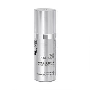Fillmed Skin Perfusion P-Bright Serum is composed of multiple beneficial ingredients phytic acid is a peeling agent derived from different types of cereal grains, which has the ability to inhibit the pigment forming capability of the skins cells