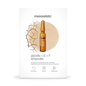 Mesoestetic® Glycolic + E + F Ampoules (10 Vials x 2ml Per Pack)