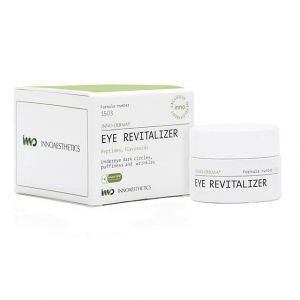 INNO-DERMA Eye Revitalizer is an eye contour treatment that rejuvenates and revitalizes the skin in the periorbital area to reduce eye puffiness, dark circles, and crow’s feet