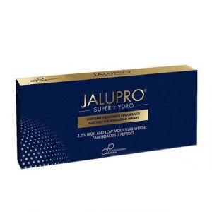 Super Hydro V-Lift by Jalupro contains 80mg of Hybrid HA. (Hyaluronic acid with two different molecular sizes.) This structure has a significant lifting effect while also hydrating the skin. 