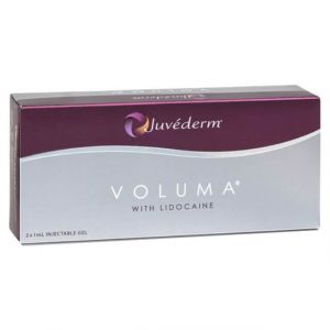 Juvederm® Voluma Lidocaine is an innovative injectable facial filler that contains hyaluronic acid to restore and enhance volume in the cheeks and chin.