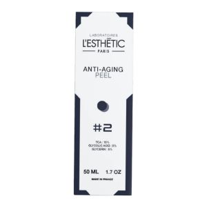 Trichloroacetic Acid (TCA) 15%
Deep peeling – to dermis
Powerful exfoliating qualities
Stimulates collagen synthesis anti-inflammatory and antiseptic properties