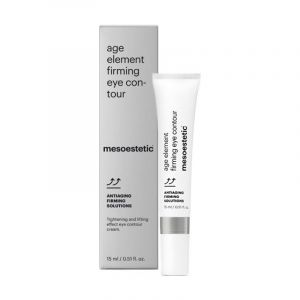 mesoestetic age element firming eye contour - Cream with a revitalizing action and tightening effect for lifting the eyelid. Includes a ceramic applicator with a cooling effect.