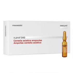 Mesoestetic X.prof 040 Centella Asiatica Ampoules - Tissue restorer.

