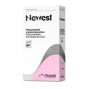 Plinest Newest is a gel of polynucleotides and hyaluronic acid for the areas of the face, neck and décolleté.

The Plinest skincare line is a regenerating anti-aging treatment for the face and body based on nucleotides, hyaluronic acid and vitamin E.