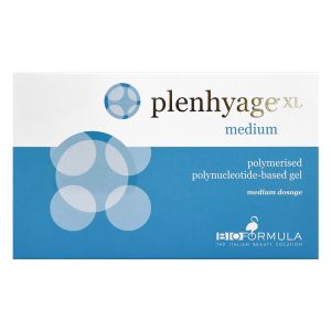 Plenhyage XL Medium 2ml is Bioformula's polynucleotide-based injectable solution designed to support skin regeneration and rejuvenation. It stimulates tired, aged, and damaged cells, helping to restore their optimal functions. This advanced formula repair