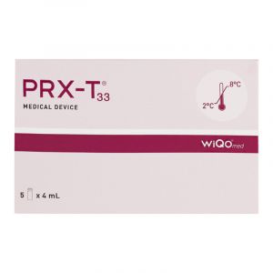 PRX-T33 Peel is a non-injectable bio-revitaliser used to restore the skin’s natural radiance, prevent dermal ageing and treat scars and stretch marks. It also stimulates fibroblasts and growth factors, without causing inflammation and damaging the skin.
