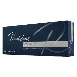 Restylane® Volyme Lidocaine is a volumising dermal filler composed of hyaluronic acid and a cross-linker called Butanediol Diglycidyl Ether (BDDE). This Optimal Balance Technology TM ensures the absence of animal components and immunogenic substances. The