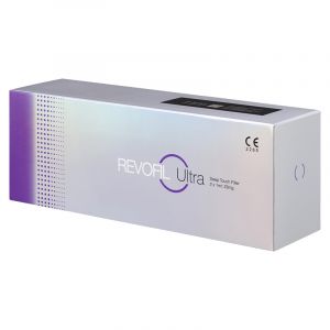 Revofil Ultra is a deep acting dermal filler designed to remove deep facial wrinkles in the thick skin tissue and redefine the facial contour with a non-surgical volume facelift technology. Revofil Ultra has a special formula consisting of cross-linked hy
