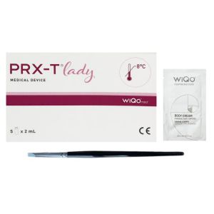 PRX-T Lady is a non-invasive and bio-revitalizing treatment designed to reduce signs of chrono-ageing and hyperpigmentation in external delicate areas including the armpits, the vaginal vulva, the areolas, and the perianal area. 