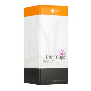 Thermage 3.0cm2 Body Tip 1200 REP is used to deeply contour and tighten skin throughout the whole face, neck and body. The Body Tip addresses sagging skin and unwanted bulges. The Thermage 3.0cm2 DC Body Tip has 1200 REP and no vibration function. Works o