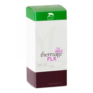 Thermage FLX Eye Tip 0.25cm2 is a Thermage treatment accessory designed to smooth out and tighten the skin of the upper and lower eyelids. The Eye Tip is specifically designed to use precise and shallow heating to smooth and tighten the sensitive skin of 