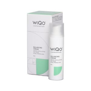 WiQo sebum-regulating balancing face cream is indicated for the cosmetic treatment of oily skin with acne tendency, with excess sebum, blackheads and dilated pores.</p>