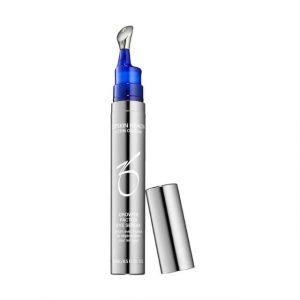 ZO SKIN HEALTH GROWTH FACTOR EYE SERUM targets deeper eye wrinkles, crease formation, hollowness + microcirculation decline. Cooling massaging applicator soothes the skin and re-invigorates the look of tired eyes.

