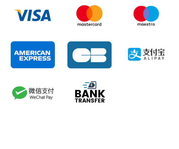 Accepted Payment methods